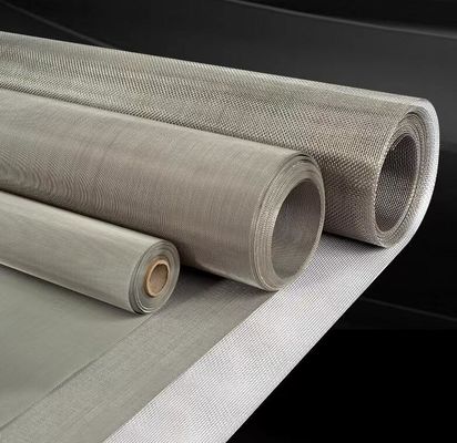 Plain Weave Paslanmaz Çelik Tel Mesh Screen 150 Mesh için