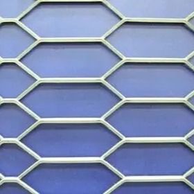 Sıcak Dip Galvanize Genişletilmiş Metal Mesh 4x8 Feet Gothic