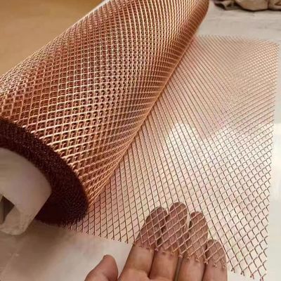 Emi Koruyucu Bakır Genişletilmiş Metal Ağı Rüzgar Enerjisi Kompozitleri İçin