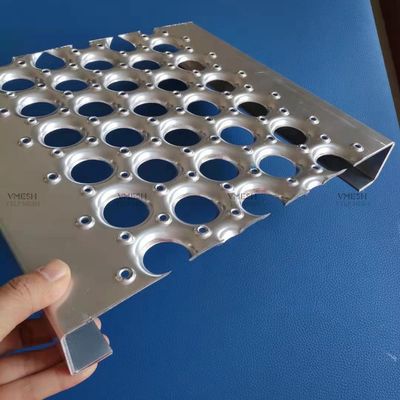 Yürüyüş Platformları için Alüminyum Yuvarlak Delikli Güvenlik Izgarası
