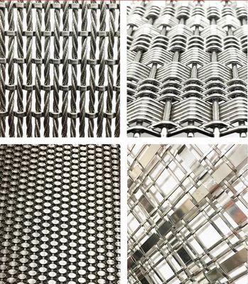 Paslanmaz Çelik Dış Metal Dekoratif Mimarlık Metal Cephe Ağı
