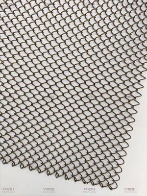 Paslanmaz Çelik Mimarlık Kırık Tel Ağı 12x12mm Delik Boyutu