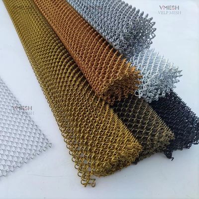 Dekorasyon İçin Farklı Renklerde Mimari Tel Metal Bobin Perdesi