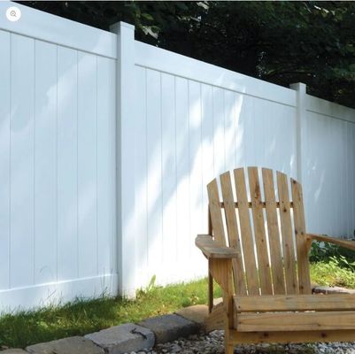 6Ft Dış Bahçe Beyaz Ucuz PVC Vinil Gizlilik Çit Paneli