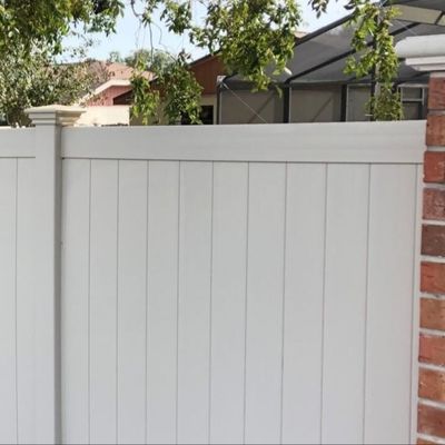 Amerikan Tarzı Vinil Gizlilik Çiti 6x8ft Bahçe ve Ev Duvarı İçin