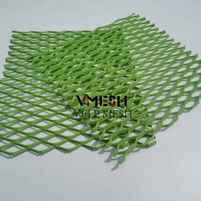 Altıgen Delik Genişletilmiş Perde Duvarı Metal Mesh Cephe Kaplama Cepheler Dekorasyon