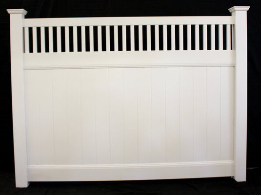 Virgin Environmental Privacy Screen Pvc Plastik Vinyl Çit Yard için