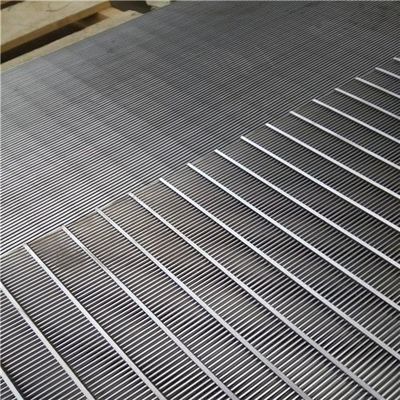 Fabrika V Filtre Deliği 304 Paslanmaz Çelik Kılıf Şekilli Eğilmiş Ekran