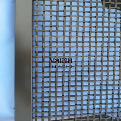 İçeride Dışarıda Korozyona Karşı Cusomized Deign Delik Kilitleme Crimp Dikiş Tel Güvenlik Crimped Mesh Çit Çit
