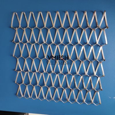 Mimari konveyör bant paslanmaz çelik 316 dokuma metal spiral dekoratif ağ