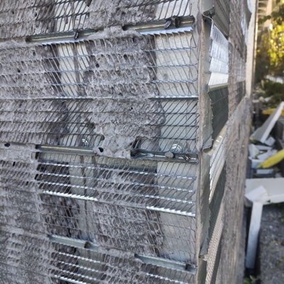 Galvanizli Çelik Ön Döküm Beton Yüksek Kaburgalı Sıva Filesi