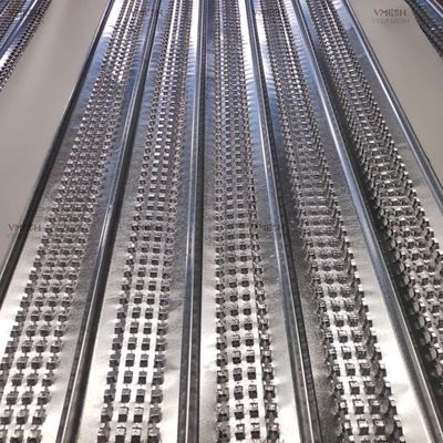 450mm Genişlik Galvanizli Panel Yüksek Kaburga Metal Çıta İnşaat Yapı Malzemesi