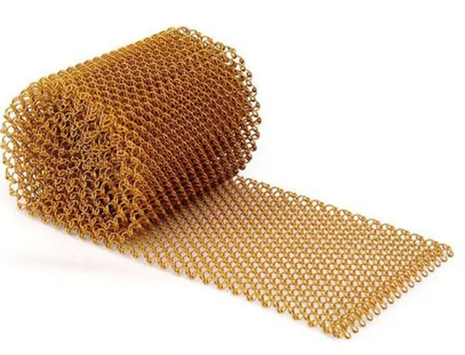 Paslanmaz Çelik 304 Su Özelliği Metal Perde Zincir Bağlantı Perde Halk Yeri Villalar