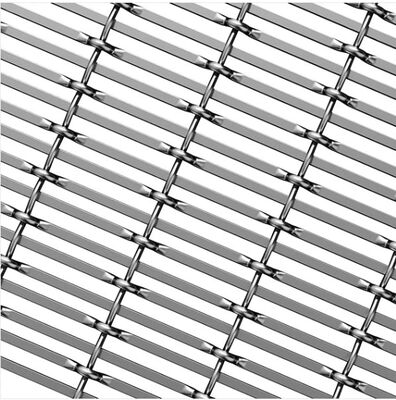 Özel Pirinç Antik Kaplama Mimari SS Kıvrımlı Mesh Dış Mimari Metal Mesh Kaplama