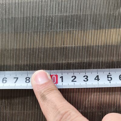 316 Paslanmaz Çelik Kama Tel Elekler Yüksek Verimli Katı Ayırma Filtresi