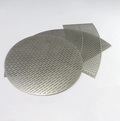 0.4mm 0.5mm Aperture Custom Shape Design Etching Mesh Filtre Disk Su Arıtma