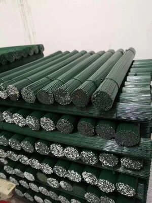 18 Kalibre Çiçek Tel Yeşil Dal Yapay Çiçek için Yeşil Beyaz Çiçek Tel