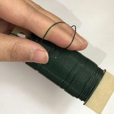 Çiçek Aranjmanı için 22 Ölçer Demir Yumuşak El Sanatları Çiçekçi Tel Yeşil Renk