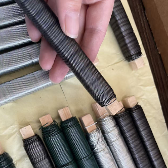0.5mm 0.7mm Soğuk Çekme Yumuşak Durum Zanaat Demir Bağlama Çiçek Tel