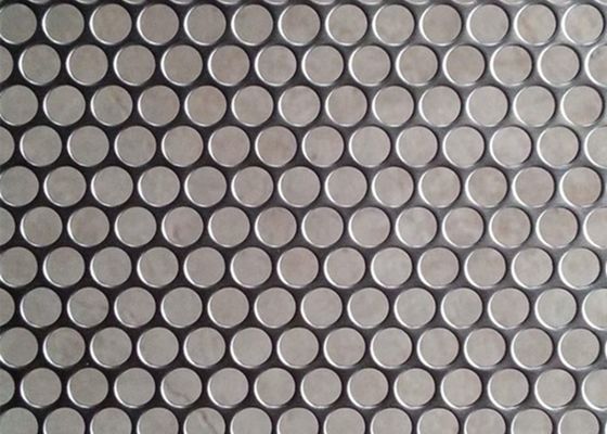 PVDF Yuvarlak Delikli Delikli Metal Hasır 1.22*2.44m