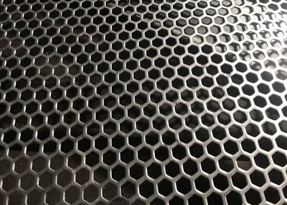 Dekoratif Hasır Delikli Metal Şerit Panel Küçük Delikli Altıgen