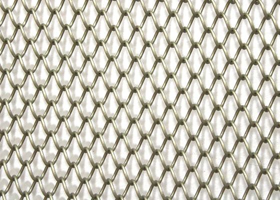 Dekoratif Alüminyum Metal Mesh Perde Zincir Çamaşır Kumaş Şömine Tel Ağı Metal Bobin Ağı Tavan Perde