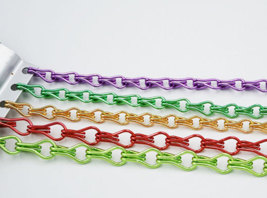 0.8*2m 0.9*1.8m Mimari Metal Mesh 1060 3003 Alüminyum Zincir Bağlantı Sinek Perdesi