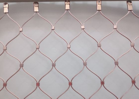 Esnek AISI 304 Mimari Hasır 40*40mm 50*50mm Açılır