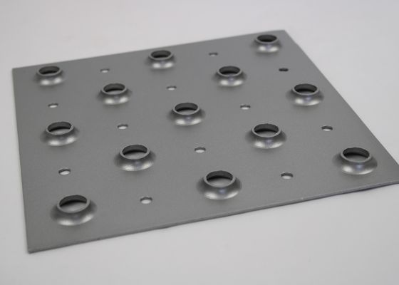 3.0mm Galvanizli Delikli Metal Hasır %65 Açık Oranlı Çukurlu Sac Izgaralar
