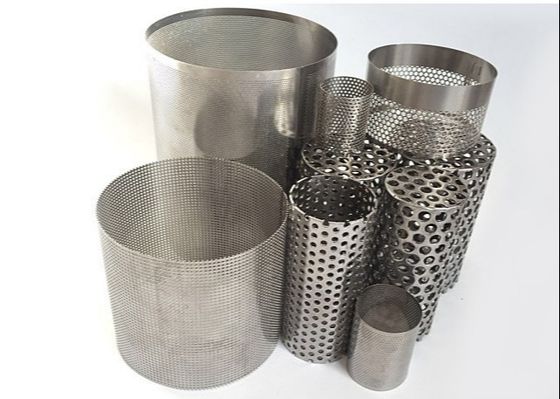 Velp Silindir Delikli Metal Hasır Galvanizli Eloksallı Delikli Filtre Tüpü