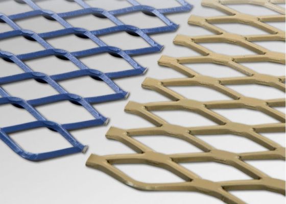 Ağır Hizmet Tipi Genişletilmiş Metal Platform Izgarası 500g/m2 Çinko kaplama ASTMA36