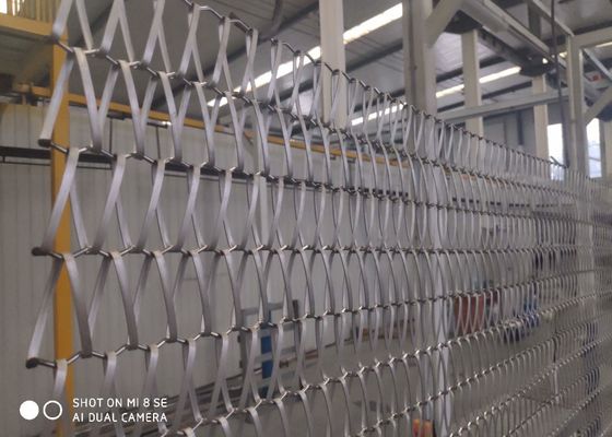 Yanmaz 4mm Mimari Hasır Paslanmaz Çelik Dekoratif Dokuma Metal