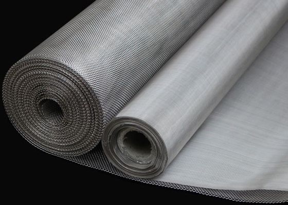 316 SS 400 Mikron Paslanmaz Çelik Hasır Genişliği 0.5m 0.914m