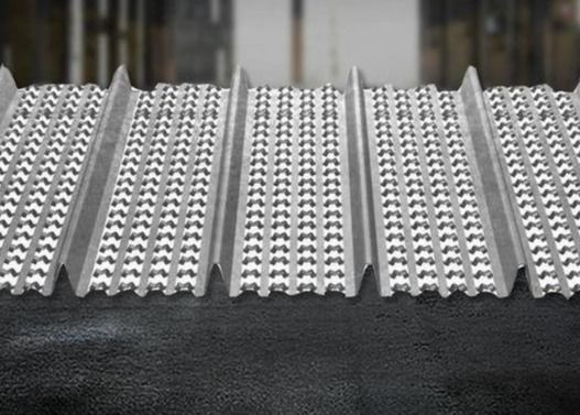 Beton 90mm Kaburga mesafesi için galvanizli metal Yüksek Kaburga Kalıbı