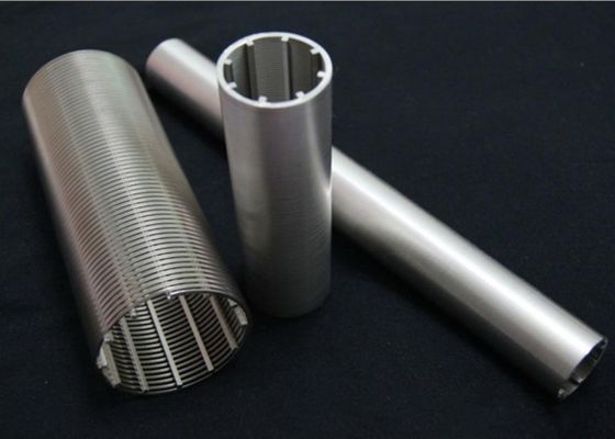 Inconel Inckel Oluklu Kama Tel Filtre Ekranı 600mm OD İnşaat İçin