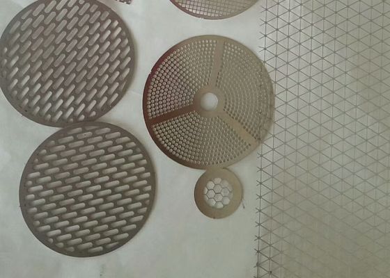 Sandık Makinesi için SUS430 Aşındırma Mesh Delikli Hasır Filtre Diski