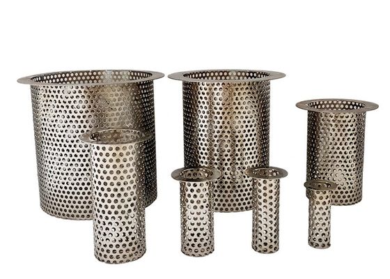 40%-90% Sıvı Katı Filtrasyon SS Filtre Mesh Tüp 20mm-2000mm Uzunluk