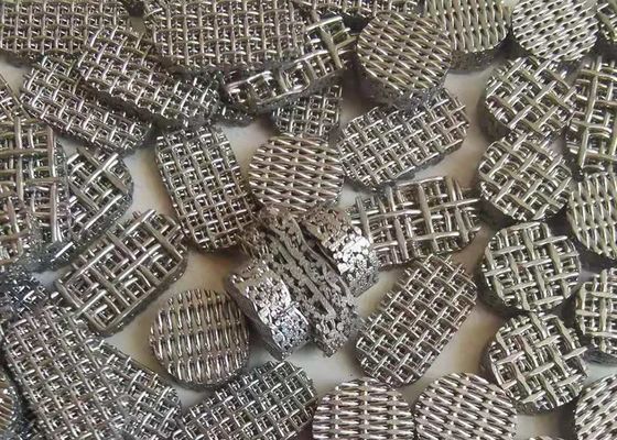 25um 40 Mikron Sinterlenmiş Metal 316l Paslanmaz Çelik Filtre Diski Çok Katmanlı
