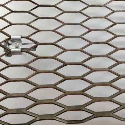 Ağır Hizmet Tipi 3m X 1.5m Genişletilmiş Çelik Hasır Sıcak Daldırma Galvanizli Altıgen Delik
