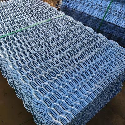 Kamyon Rampaları Karbon Çelik 3.0lbs Genişletilmiş Metal Mesh Elmas Podyum Izgaraları