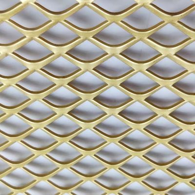 Tavan ve Giydirme Cephe için Dekoratif Alüminyum 2mm Genişletilmiş Metal Hasır