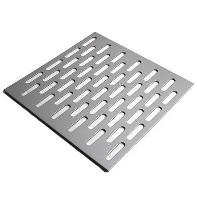 Yuvarlak Uçlu Çelik Oluklu Uzun Delikli Delikli Metal Hasır Panel