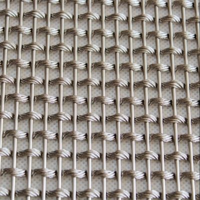 Ofis Binaları için Ss 201 Dokuma Tel Perdelik Dekoratif Esnek Metal Kablo Çubuğu