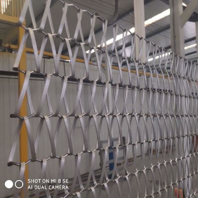 1.2 Mm Spiral Bağlantı Düz ​​Hasır Konveyör Bant Kaplama Denge Örgüsü