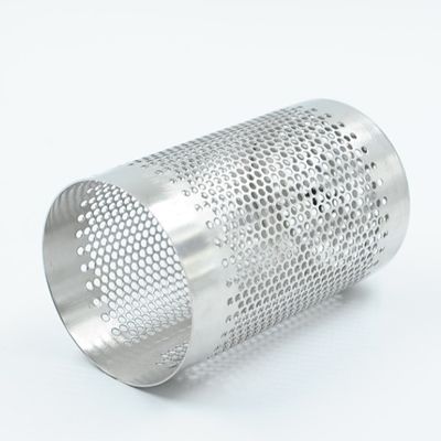 Paslanmaz Çelik 304 316l Hasır Filtre Tüpü Delikli Delme