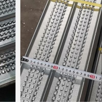 İnşaat Galvanizli Kaburga Çıta Şablon Kalıp Beton Genişletilmiş