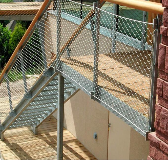 High Strength Diamond Ferrule Stainless Steel Cable Woven Wire Rope Mesh